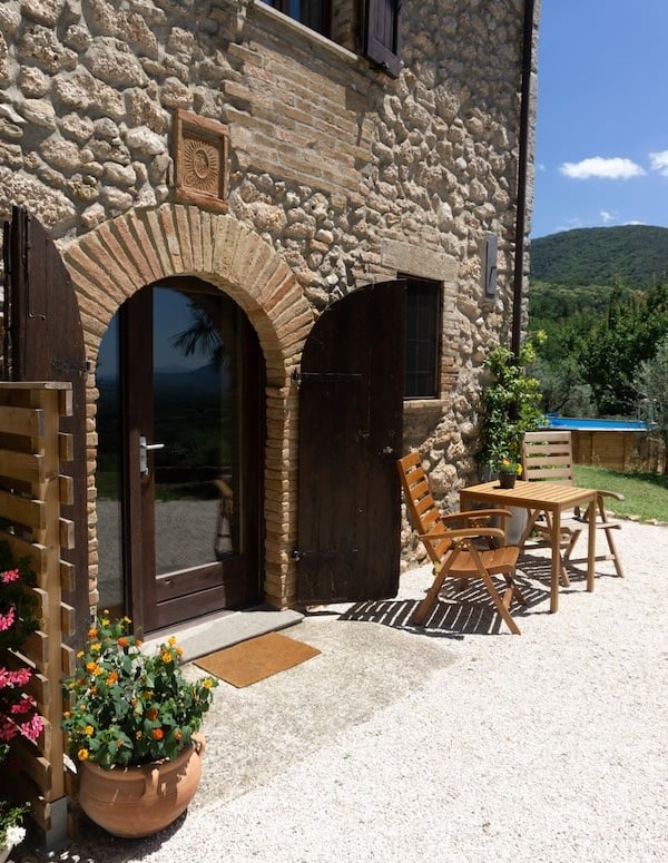 vakantiestudio met zwembad in Italië Umbrië