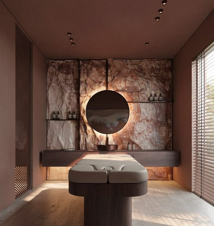 modern luxury spa treatment room design