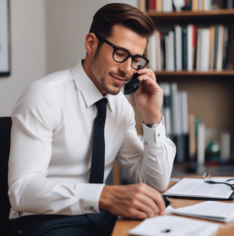 A friendly technician assisting a client with sputtering system details in a bright workshop.