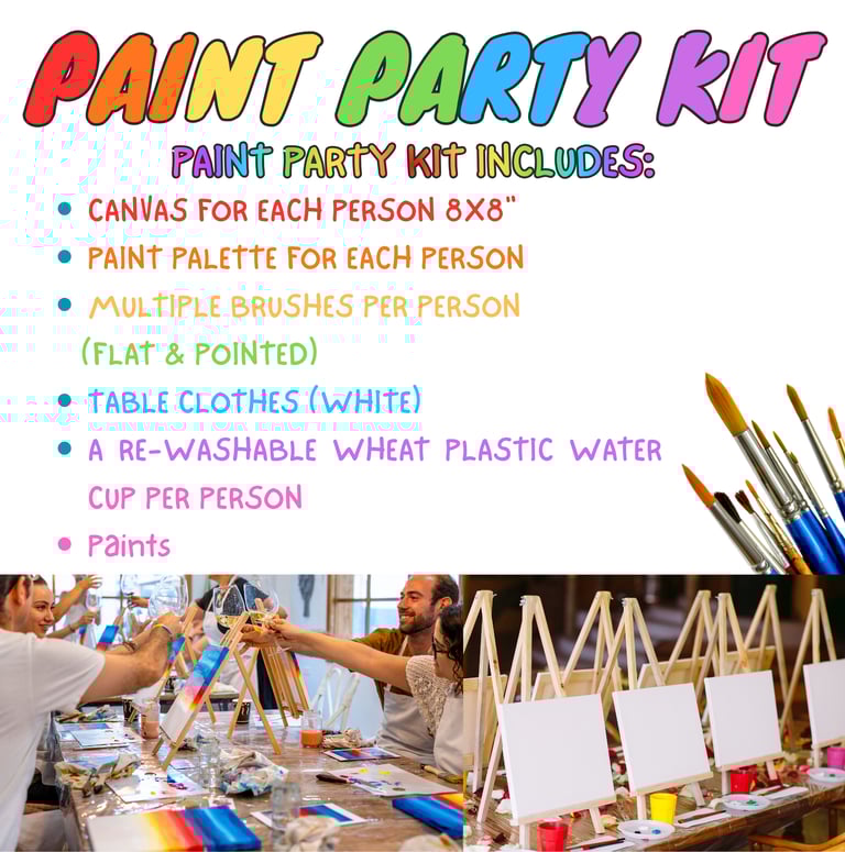 paint party kits diy paint party