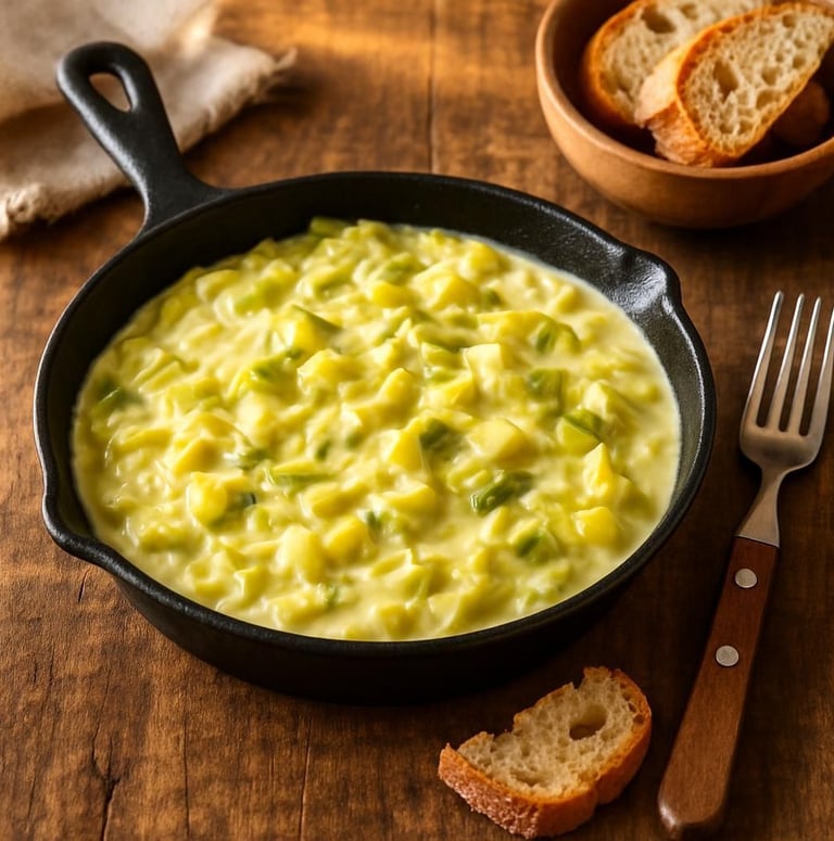 Découvrez une délicieuse recette de fondue de poireaux, simple à préparer et parfaite pour accompagn