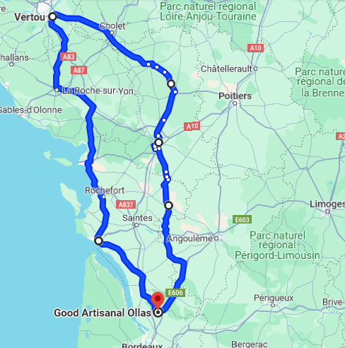 Ollas oyas oyats Royan la Rochelle - la Roche sur Yon - Montaigu Vendée - Nantes - Cholet - Niort - 