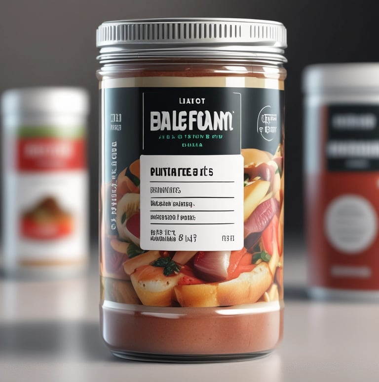 Stacks of neatly printed labels ready for packaging and branding.