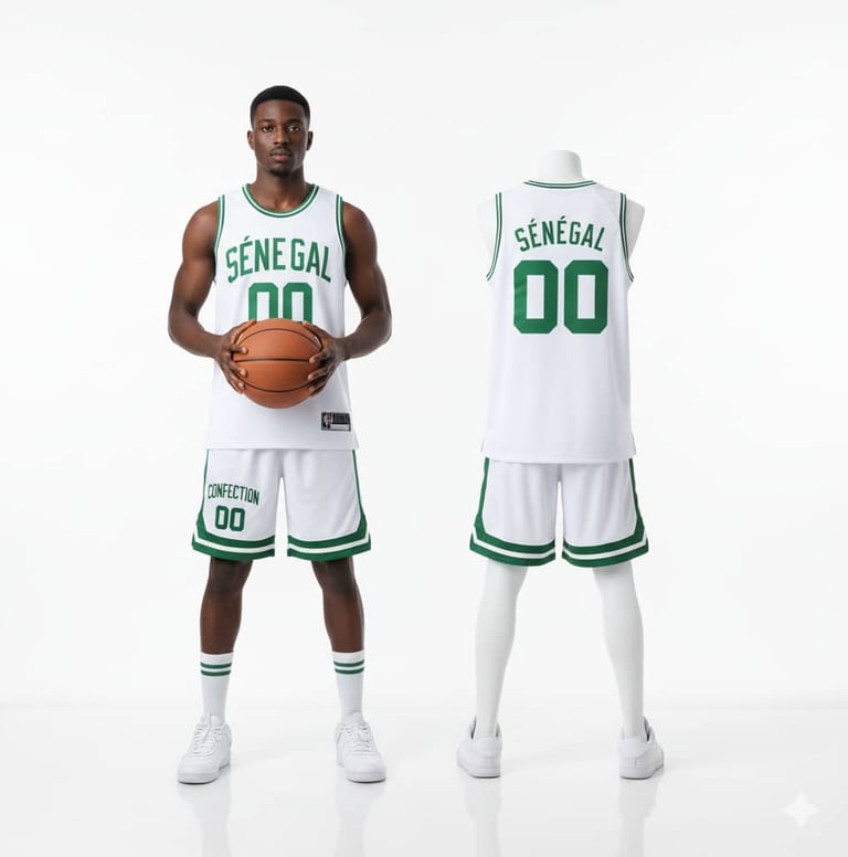 Maillot Basket Sénégal confection