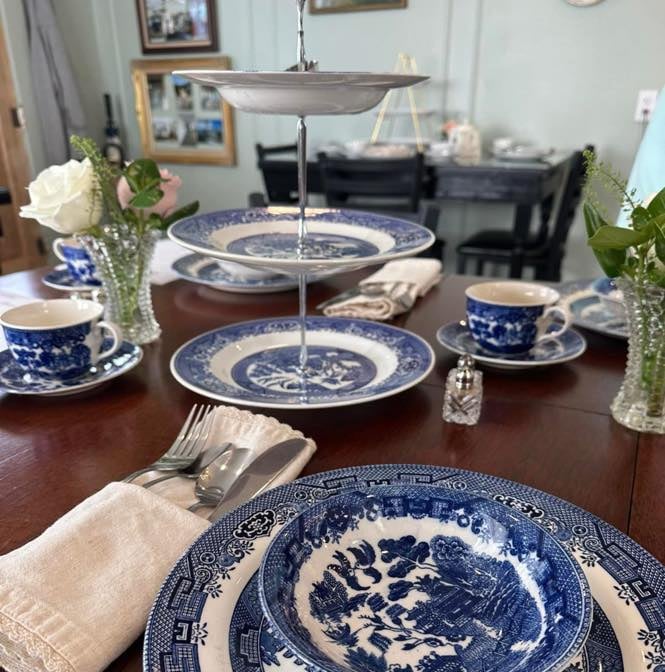 Traditional English Tea Party at the Village Cuisine, Grand Cane, Louisiana