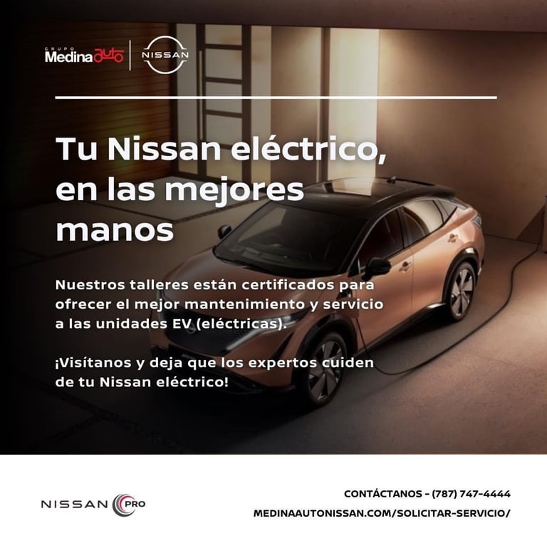 a nissan electric vehicle with a nissan electric vehicle charging station