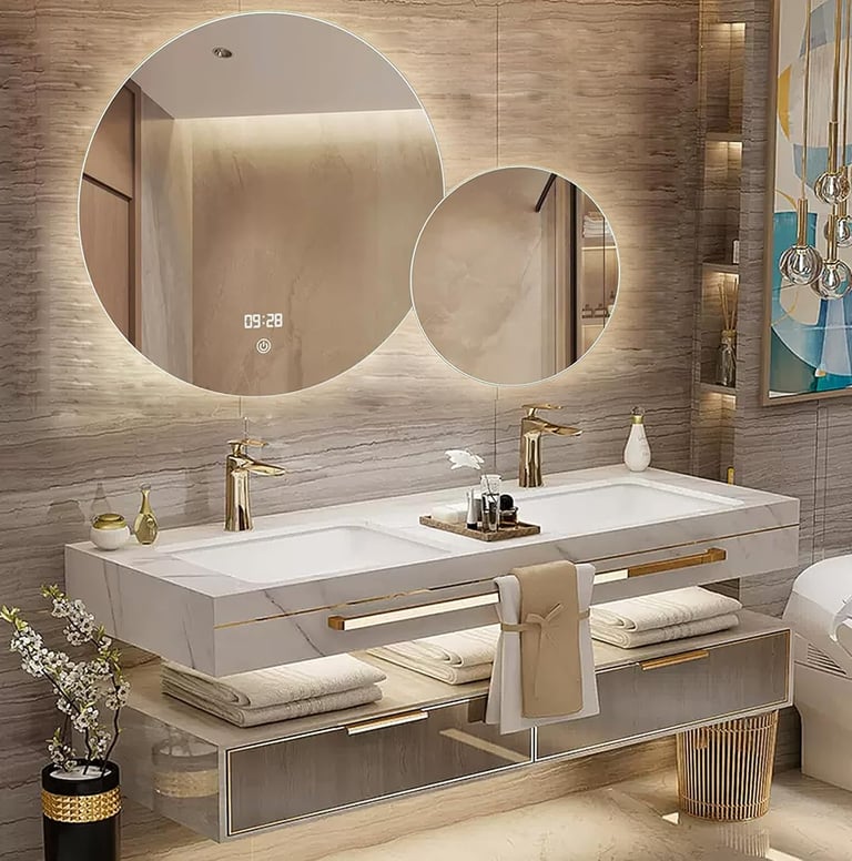 Coordinated Vanity set for a clean bathroom look