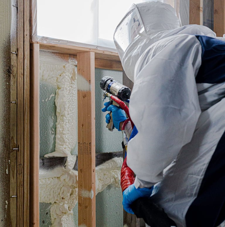 spray foam insulation contractor in conroe, texas