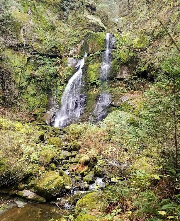 Powers OR - Elk Creek Falls, go in spring-summer for heavy water flow