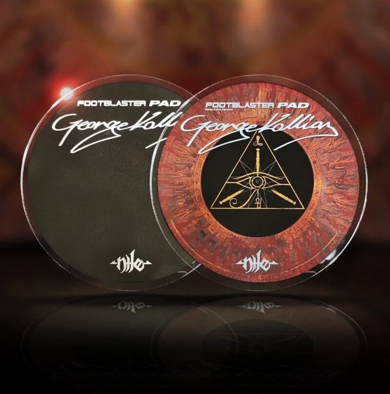 George Kollias Nile signature FootBlaster DRUM PAD 12″ Double Surface