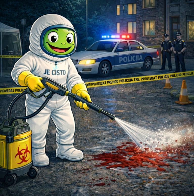 Odstranjevanje madežev iz kraja zločina