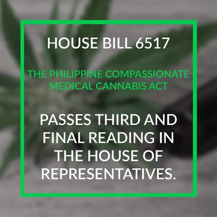 PH house bill 6517 Compassionate medical cannabis act