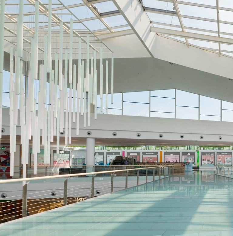 centro comercial Ballonti GURBAIN arquitectura