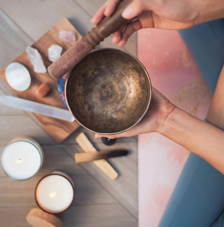 sound bath materials