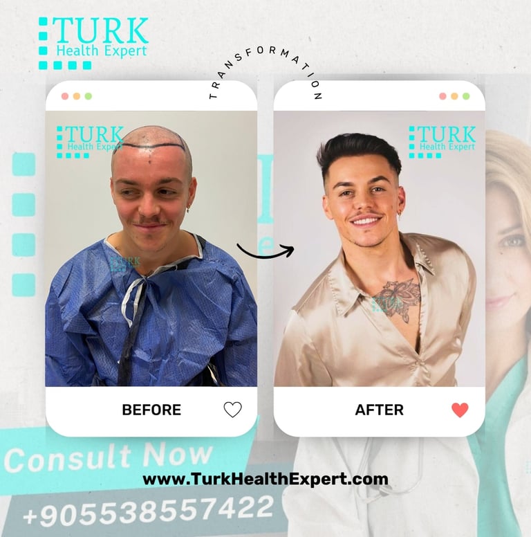 hair transplant before after
