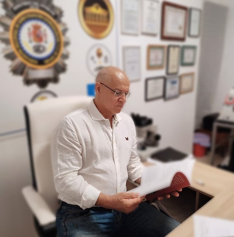 Luis Santos, criminólogo técnico‑científico y presidente vitalicio de ANICRIM