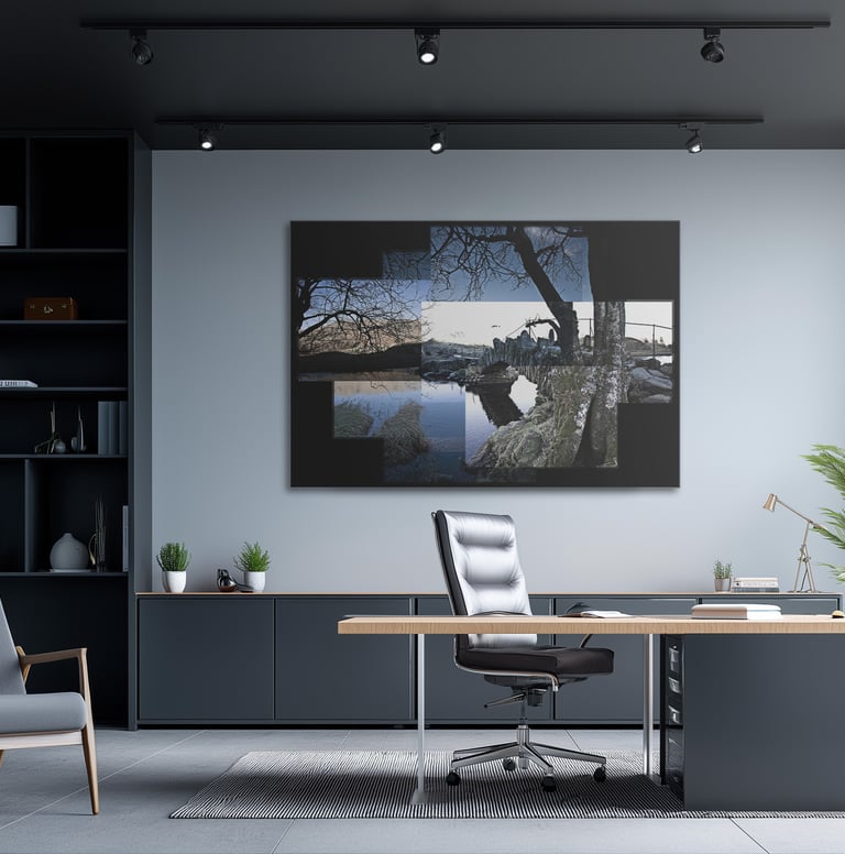 A mockup of a joiner in an office