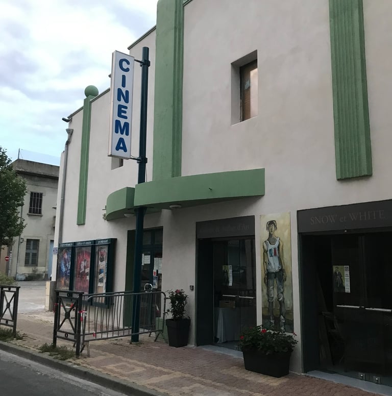 Vintage Art Deco cinema in Quillan