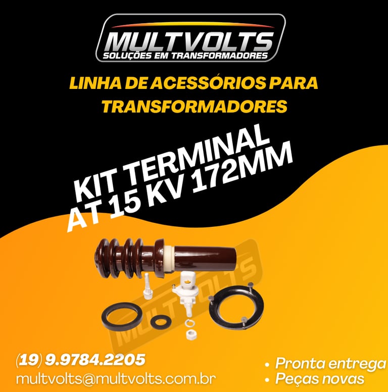 Kit Isolador At 15 KV 172 mm
