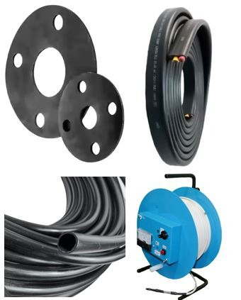 empaque neopreno cable sumergible para bomba poliducto alta densidad sonda electrica nivel de agua