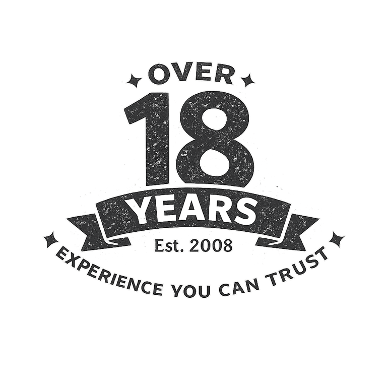 Over 18 years in the trade