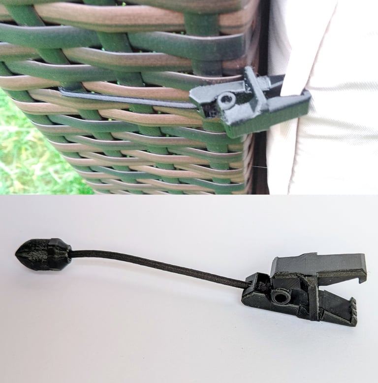 Outdoor Rattan Furniture Cushion Clip