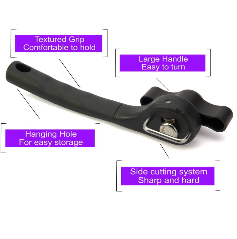 amazon product photography Infographic design for a can opener