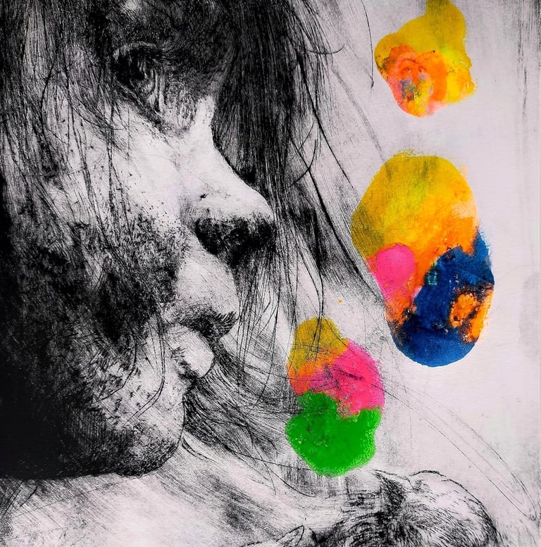 atelier 111days gravure peggy Viallat
