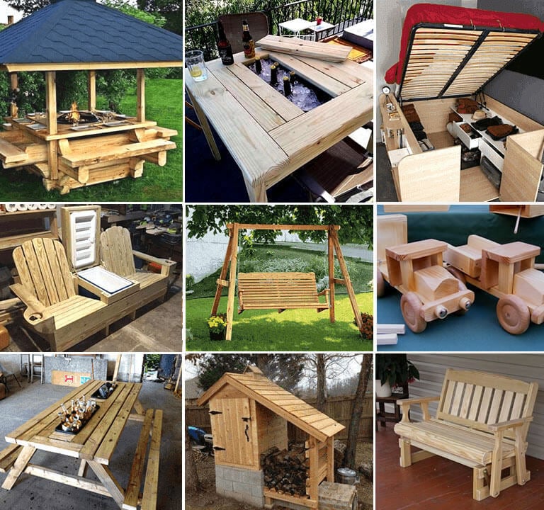 “DIY garden bench blueprint from Ted’s Woodworking collection