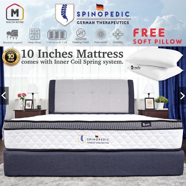 Spinopedic 10 inches Mattress