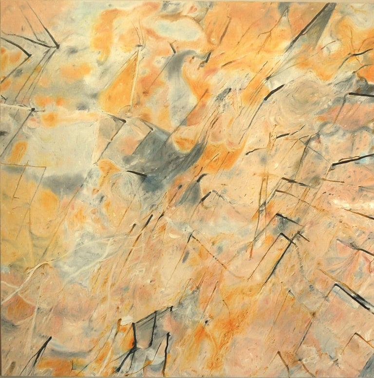 Oil on canvas painting