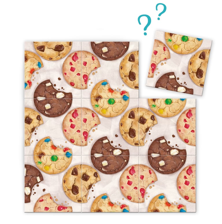 9-Teile Puzzle - Cookies