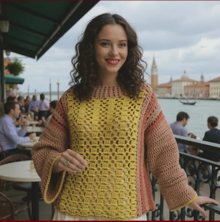 Pull au crochet Autunnali