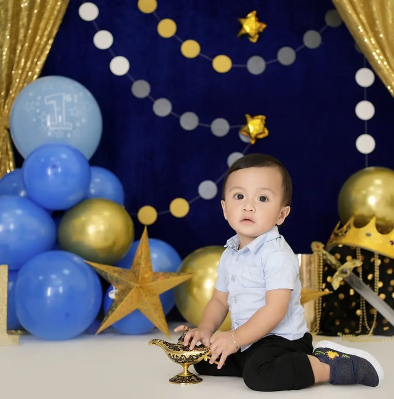 Cakesmash Photography boy prince theme