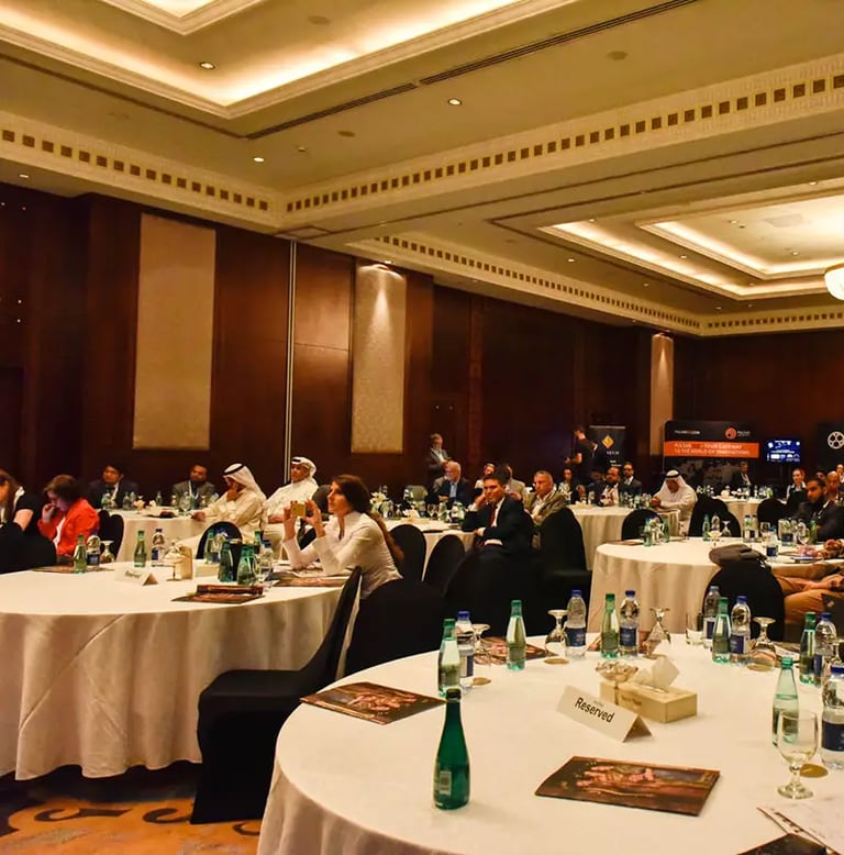 Event Photography Dubai Group sitting and paying attention to seminar