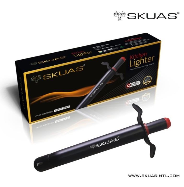 Matte Black Gas Lighter