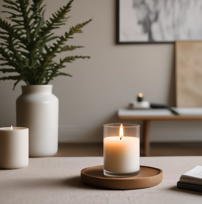 two amber glass containers
