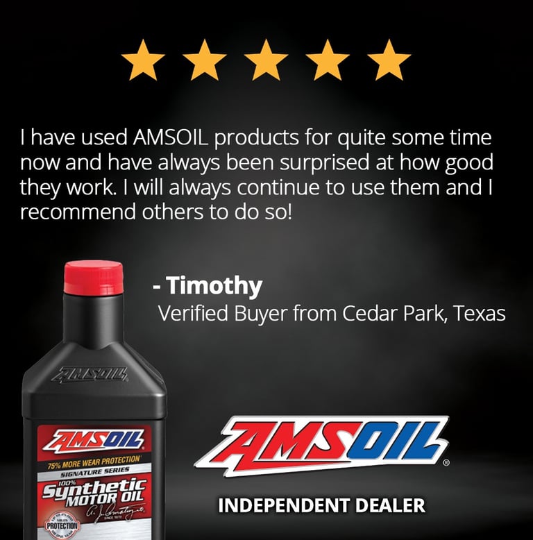 AMSOIL Testimonial Timothy