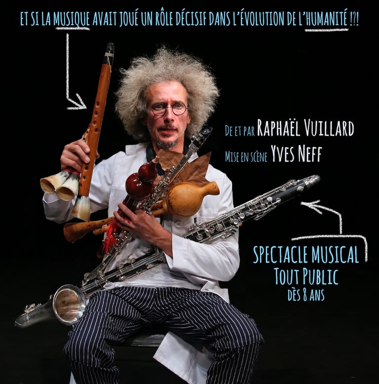 des clarinettes et instruments plein les bras