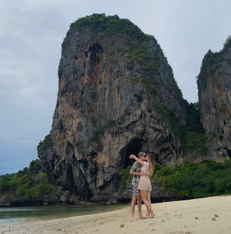 Phra Nang Cave Beach Krabi Tajlandia 