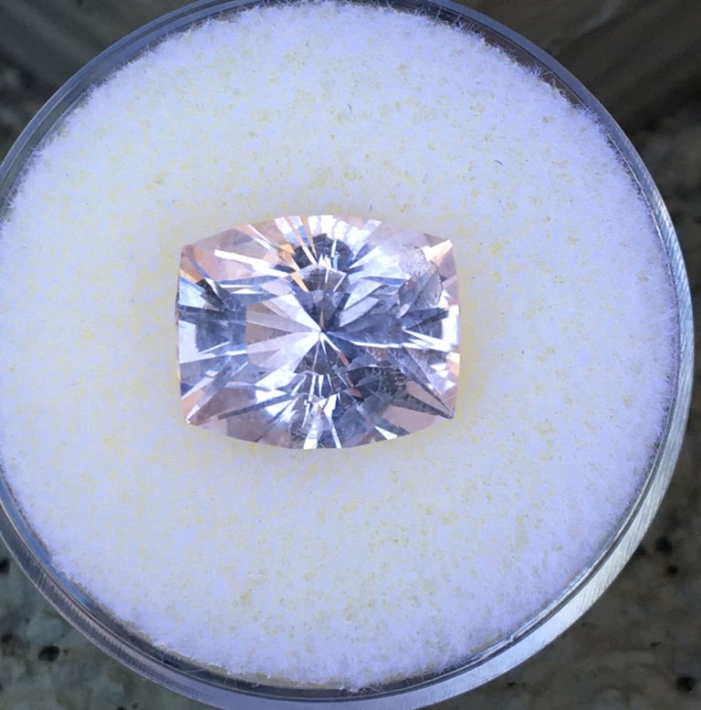 Morganite Gemstone Art