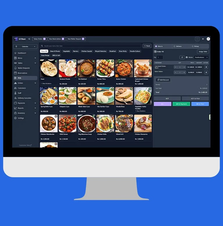 Cloud pos system for restaurant SriLanka