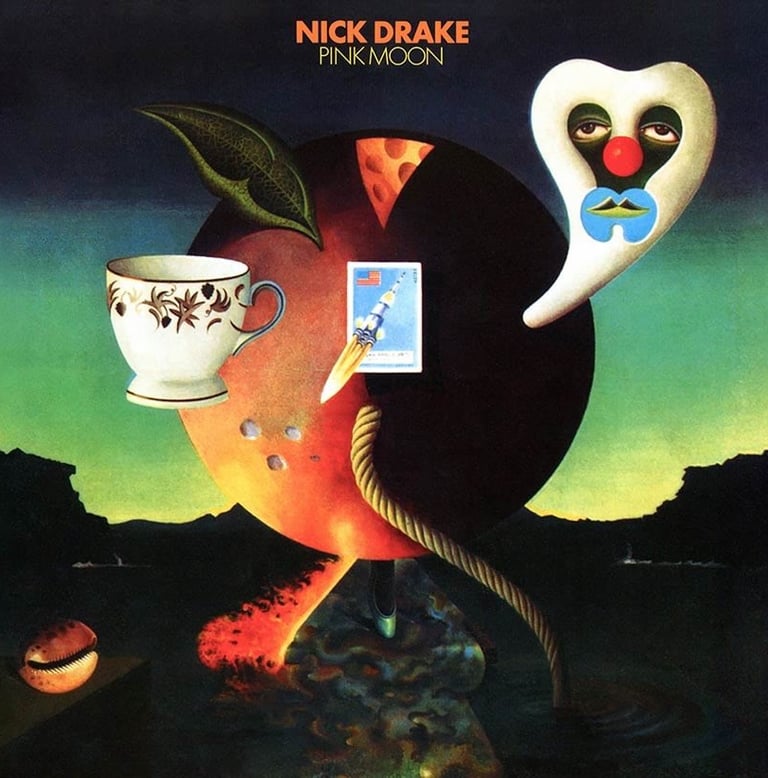 Copertina dell’album Pink Moon di Nick Drake