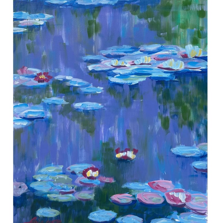 Monet water lilies