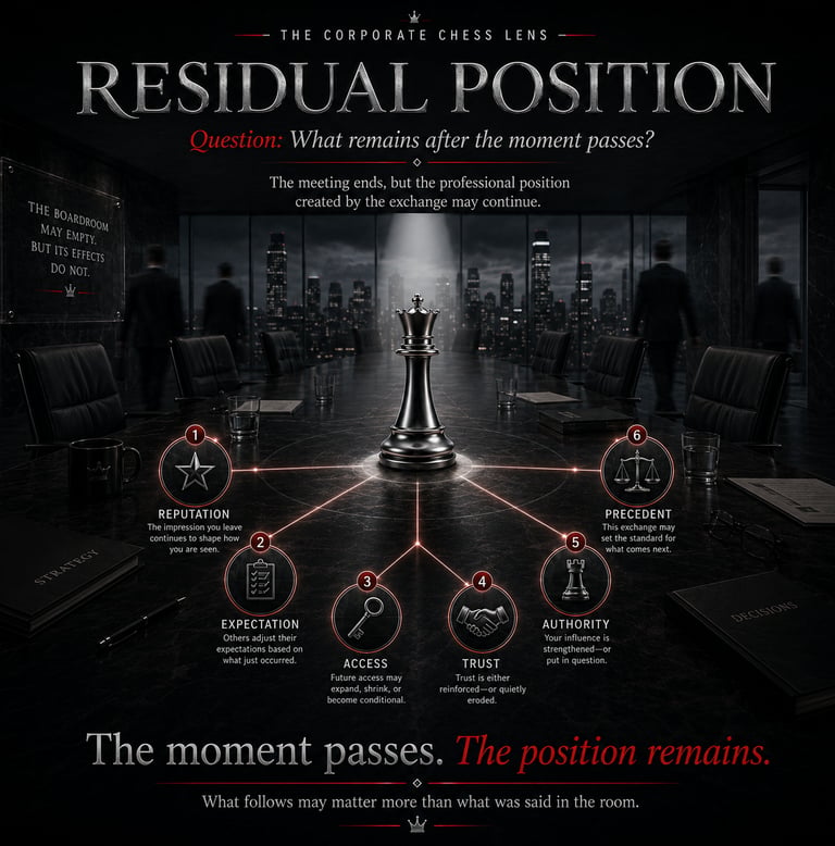 CCC RESIDUAL POSITION