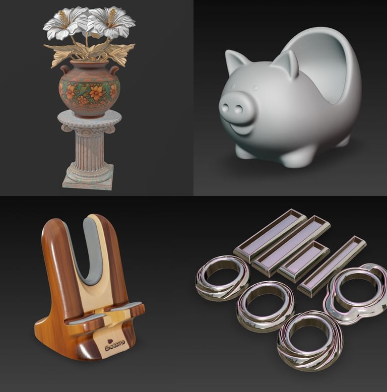Catalogo de Modelos 3D Varios, listos para descargar e Imprimir, STL