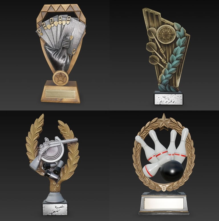 Catalogo y Coleccion de Trofeos 3D, STL