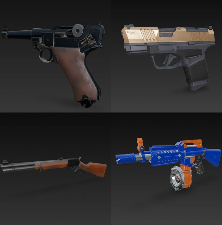 Catalogo y Coleccion de Armas Modelos 3D