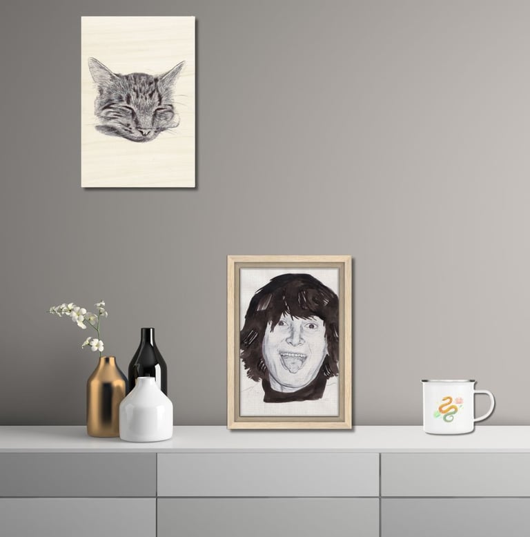 exemple de portraits et de mug