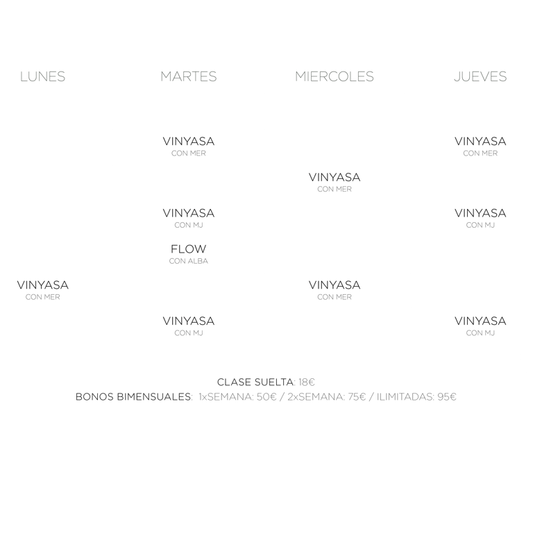 horario clases 2023-2024 shalala.org
